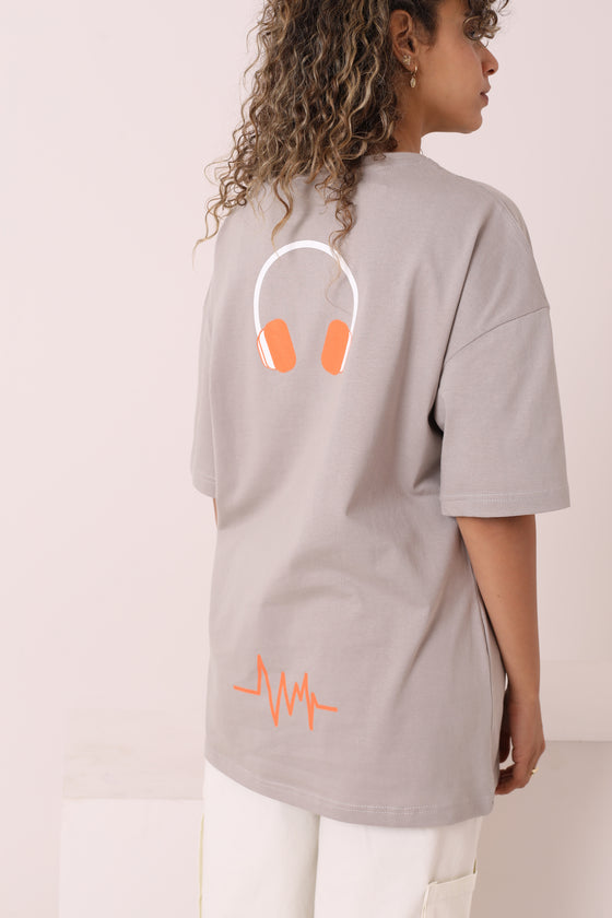 Music Beat Printed T-Shirt AS5/7