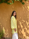 Yellow Long Summer Shirt AS17